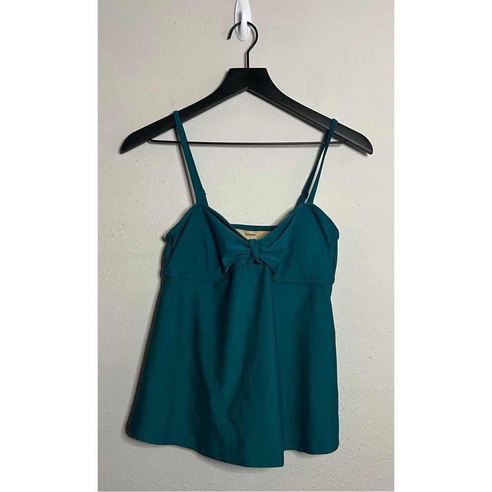 Old Navy Teal Tankini Swim Top Size M